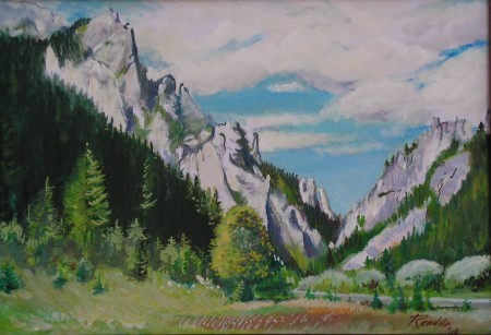 Vrátna - olejomaľba